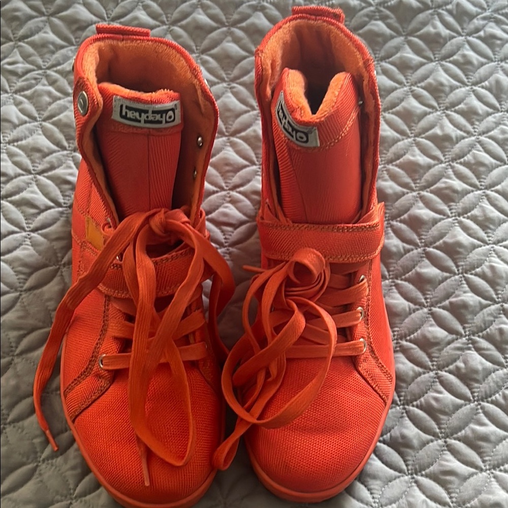 Heyday Orange Sneakers High-Top Monochromatic